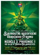 Plakát rozsvěcení vánočního stromu 