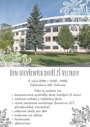 ZŠ Veltrusy den otevřených dveří